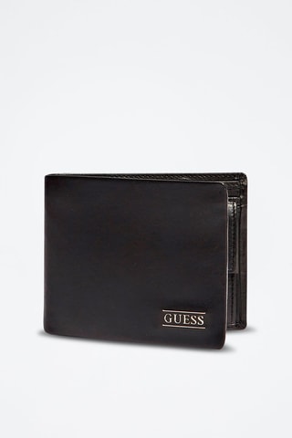Portefeuille en cuir Noir