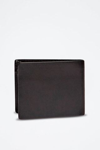 Portefeuille en cuir Noir