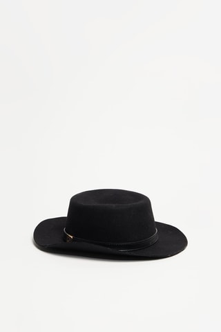 Chapeau en laine - Noir