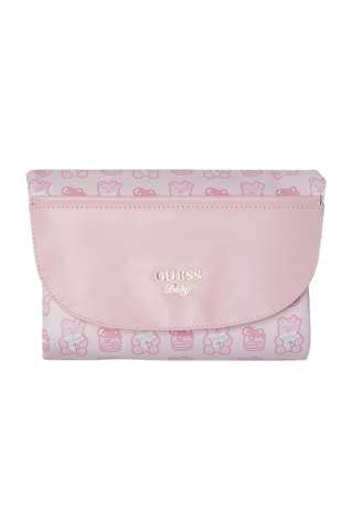 Tapis à langer - Rose et blanc - Guess