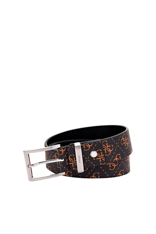 Ceinture réversible en cuir Noir