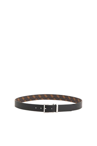 Ceinture réversible en cuir Noir