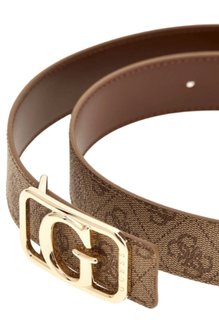Ceinture réversible en cuir Mietta - Beige - Guess
