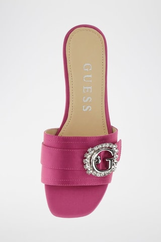 Mules en soie Jolly - Rose