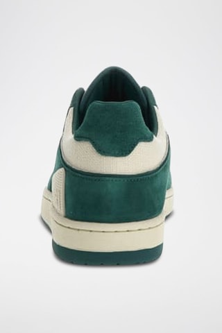 Baskets en nubuck Sava - Vert et beige