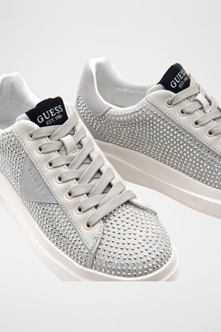 Baskets en nubuck Elbina - Blanc