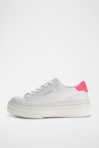 Baskets plateformes en cuir Amera - Blanc - Guess