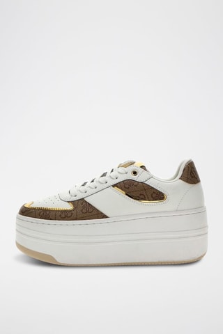 Baskets plateformes Lulli - Blanc - Guess