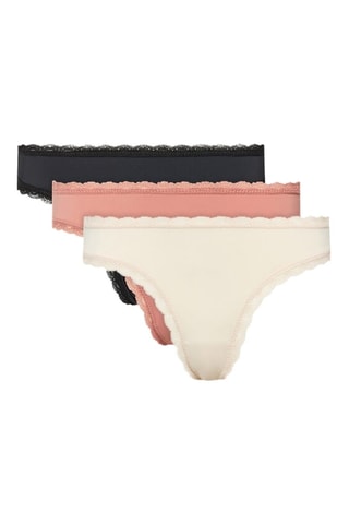 3 tangas - Noir - Guess