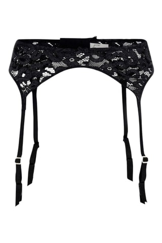 Porte-jarretelles Lina - Noir
