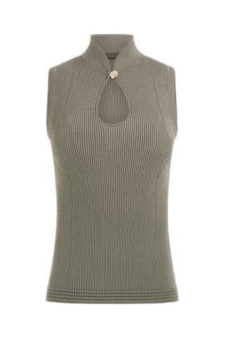 Pull sans manches Malia - Vert olive