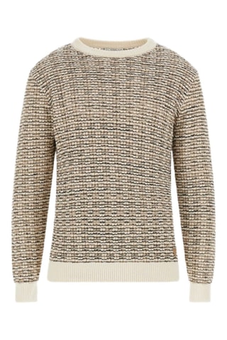 Pull - Marron clair et noir