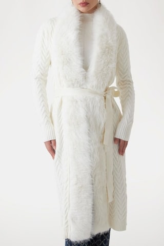 Gilet long Paula - Blanc - Guess By Marciano