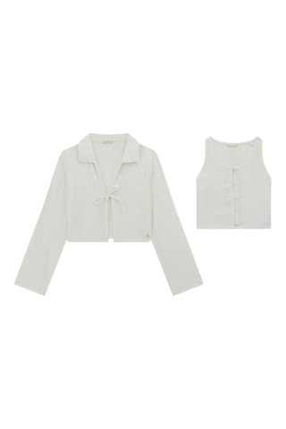 2 gilets Gmt Dye - Blanc - Guess