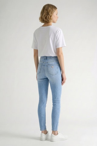 Jean skinny taille haute Fenice - Bleu clair