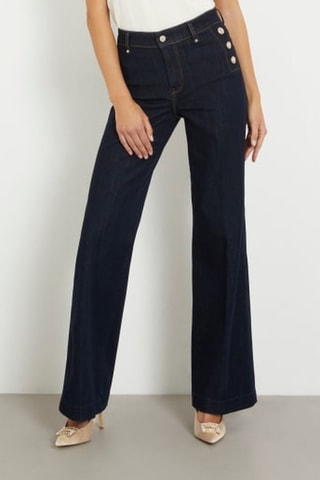 Jean taille haute Faye - Bleu nuit