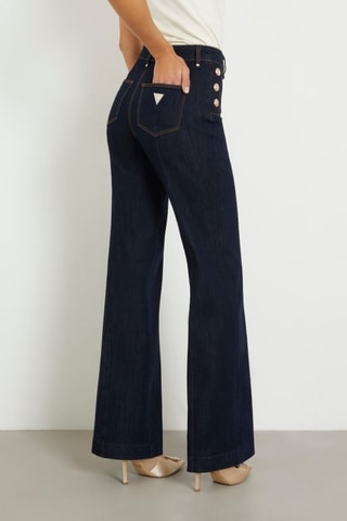 Jean taille haute Faye - Bleu nuit
