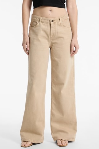 Jeans Wide Legs - Beige - Guess