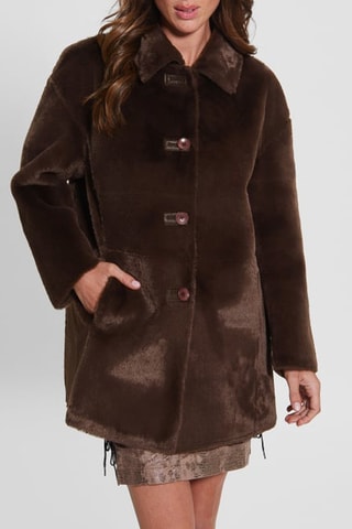 Manteau réversible - Marron