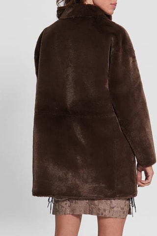 Manteau réversible - Marron