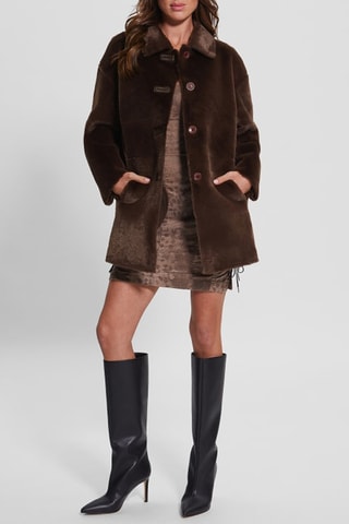 Manteau réversible - Marron