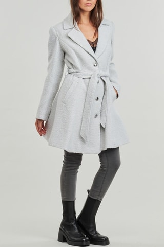 Manteau en laine Loise - Gris clair