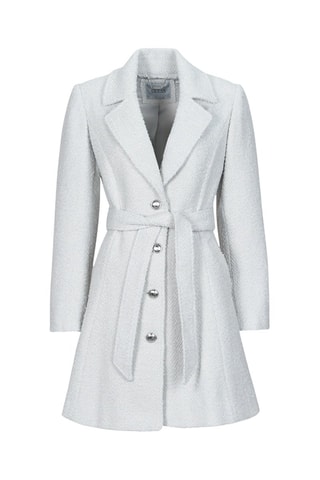 Manteau en laine Loise - Gris clair