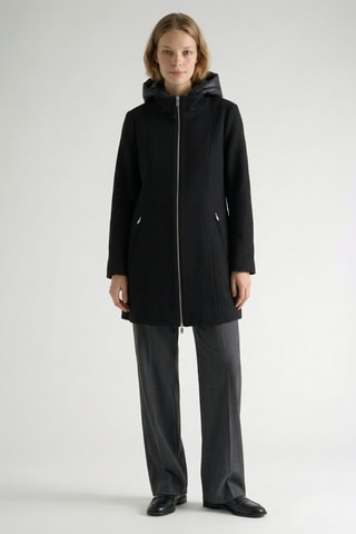 Manteau à capuche - Noir
