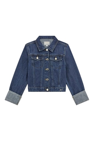 Veste en jean Lurex - Bleu foncé