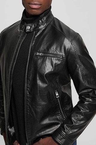 Veste Biker - Noir