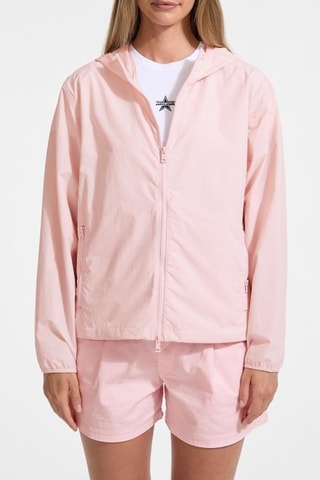 Coupe-vent à capuche - Rose - Guess