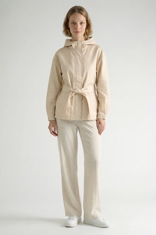 Veste à capuche Dyan - Ecru
