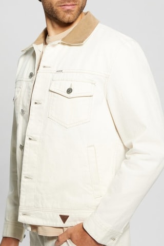 Veste en jean Dean - Blanc