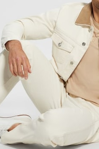 Veste en jean Dean - Blanc