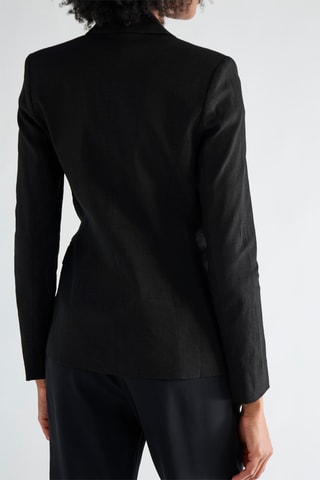 Veste en lin - Noir
