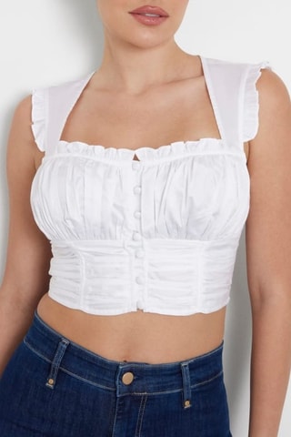 Crop top Zoe - Wit