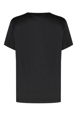 Top en soie Denise - Noir
