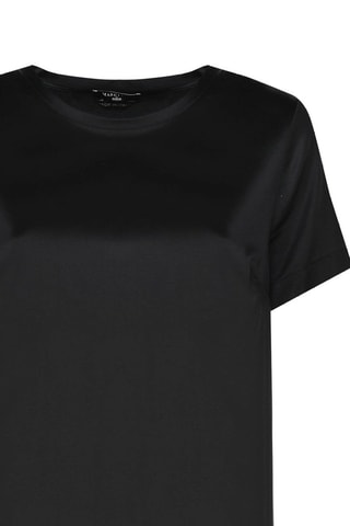 Top en soie Denise - Noir