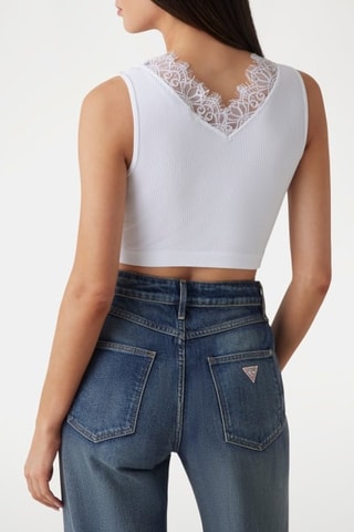 Crop top Raquel - Blanc