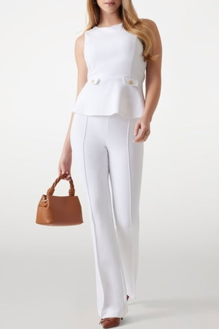 Top Ambre - Blanc