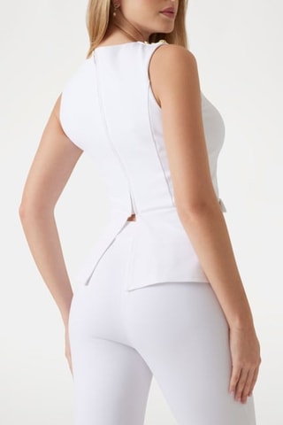 Top Ambre - Blanc