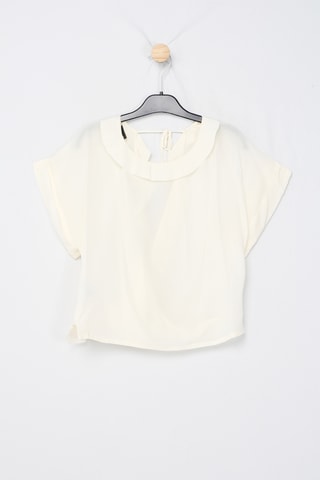 Top en soie - Blanc