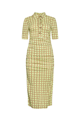 Robe midi - Vert