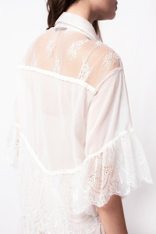 Blouse-jurk - Wit
