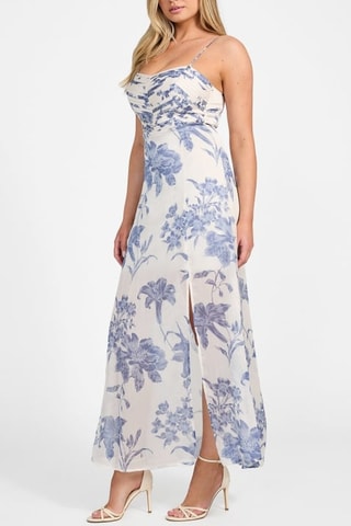 Robe longue Ellie - Blanc