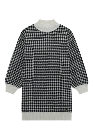 Robe pull - Noir et blanc