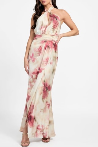 Robe longue Bianca - Rose poudré