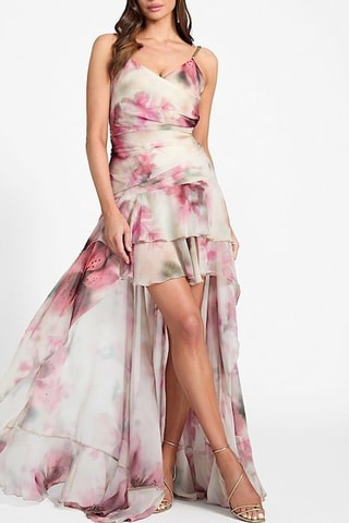 Robe volantée Kendall - Rose poudré