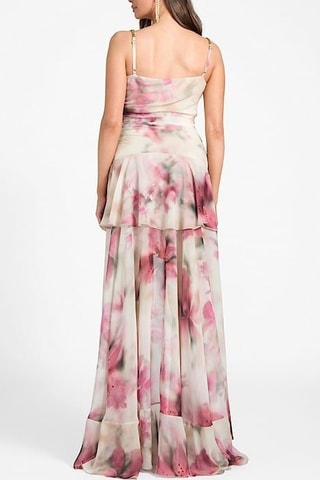Robe volantée Kendall - Rose poudré