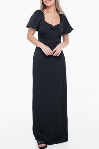 Robe droite Juliette - Noir
